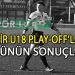 İZMİR U18 PLAY-OFF’LARDA GÜNÜN SONUÇLARI