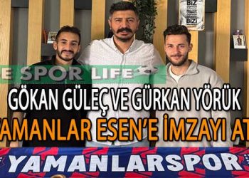 YAMANLAR ESEN’DEN 2 İMZA BİRDEN ATILDI