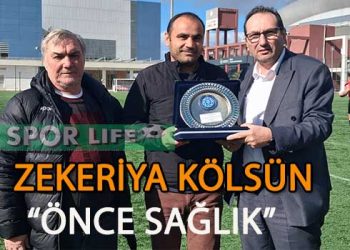 İZMİR ASKF’DEN ZEKERİYA KÖLSÜN’E ANLAMLI PLAKET