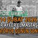 14 ŞUBAT 2026 İZMİR AYFER ELMASTAŞOĞLU 1.AMATÖR’DE GÜNÜN SONUÇLARI