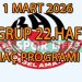 1 MART 2026, BAL LİGİ 8.GRUP 22.HAFTA MAÇ PROGRAMI