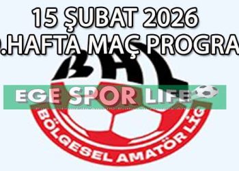 15 ŞUBAT 2026, BAL LİGİ 8.GRUP 19.HAFTA MAÇ PROGRAMI