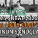 25 ŞUBAT 2026, BAL LİGİ 8.GRUP’TA GÜNÜN SONUÇLARI