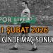 1 ŞUBAT 2026, BAL LİGİNDE MAÇ SONUÇLARI