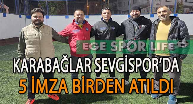 KARABAĞLAR SEVGİSPOR’DAN FLAŞ TRANSFER, HALİL ARSLAN VE 4 OYUNCU DAHA İMZA ATTI