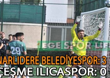 NARLIDERE BELEDİYESPOR, EKSİK TAMAMLADIĞI MAÇI KAZANMASINI BİLDİ