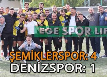 ŞEMİKLERSPOR LİGE GALİBİYETLE VE 3 PUANLA BAŞLADI