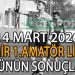 14 MART 2026, İZMİR AYFER ELMASTAŞOĞLU İZMİR 1.AMATÖR LİGDE GÜNÜN SONUÇLARI