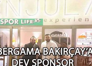 BERGAMA BAKIRÇAY’A ÖZCAN TEKİN’DEN SPONSORLUK DESTEĞİ