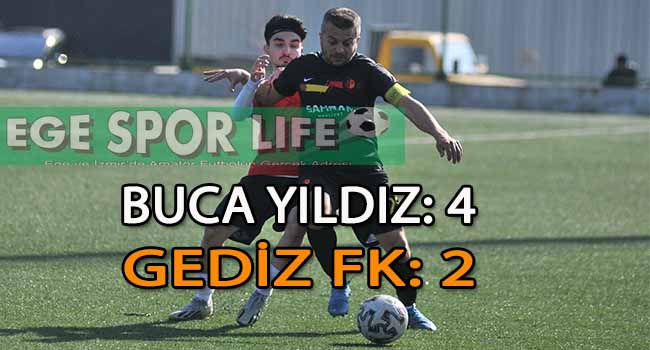 BUCA YILDIZ, GEDİZ FK’YI YENMEYİ BAŞARDI