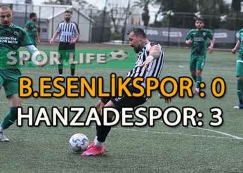 HANZADESPOR, HAFTAYI LİDER TAMAMLADI