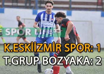 T.GRUP BOZYAKASPOR, K.ESKİİZMİR’DEN 3 PUANI ALMASINI BİLDİ