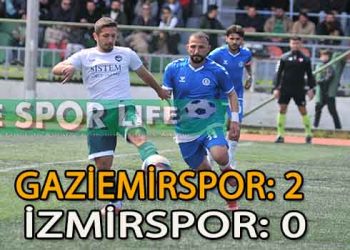 GAZİEMİRSPOR, İZMİRSPOR’U YENEREK ZİRVE YARIŞINI SÜRDÜRDÜ