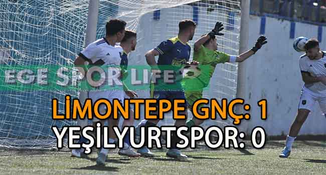 LİMONTEPE GENÇLİK, YEŞİLYURTSPOR’U TEK GOLLE GEÇMEYİ BAŞARDI