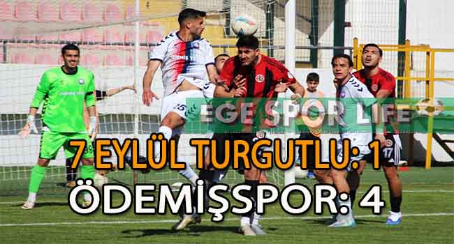 ÖDEMİŞSPOR, TURGUTLU’DAN MUTLU DÖNDÜ