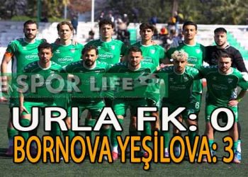BORNOVA YEŞİLOVA, URLA DEPLASMANINDAN MUTLU AYRILDI