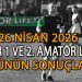 26 NİSAN 2026, İZMİR 1 VE 2. AMATÖR LİGDE GÜNÜN SONUÇLARI