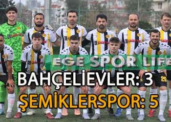 LİDER ŞEMİKLERSPOR, BAHÇELİEVLER’İ GEÇMEYİ BAŞARDI