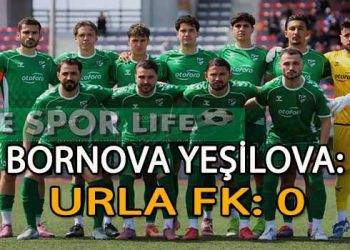 BORNOVA YEŞİLOVA, URLA FK KARŞISINDA NET GALİBİYET ELDE ETTİ