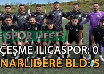 NARLIDERE BELEDİYESPOR, ILICA DEPLASMANINDAN 3 PUANI 5 GOLLE ALDI