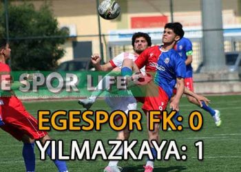 YILMAZKAYA, EGESPOR’U TEK GOLLE MAĞLUP ETTİ