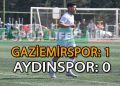 GAZİEMİRSPOR, PLAY-OFF UMUTLARINI SON MAÇA BIRAKTI