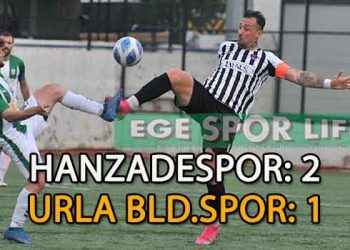 HANZADESPOR, URLA BELEDİYESPOR ENGELİNİ AŞMASINI BİLDİ