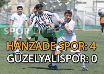 HANZADESPOR, ŞAMPİYONLUĞA BİR ADIM DAHA YAKLAŞTI
