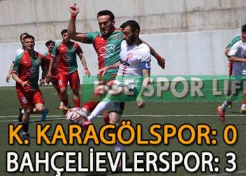 BAHÇELİEVLERSPOR, KARAGÖL ENGELİNİ AŞTI VE 3 PUANI ALDI