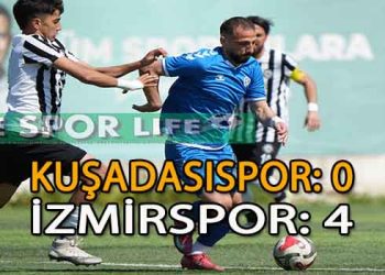 İZMİRSPOR, KUŞADASISPOR’U RAHAT GEÇTİ