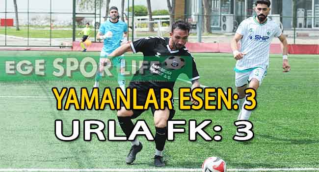 LİDER YAMANLAR ESEN, URLA FK KARŞISINDA FIRSAT TEPTİ