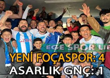 YENİ FOÇASPOR, ZİRVE YARIŞINI SÜRDÜRDÜ