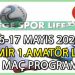 16-17 MAYIS 2026, İZMİR AYFER ELMASTAŞOĞLU 1.AMATÖR LİG MAÇ PROGRAMI