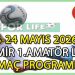23-24 MAYIS 2026, İZMİR AYFER ELMASTAŞOĞLU 1.AMATÖR LİG MAÇ PROGRAMI