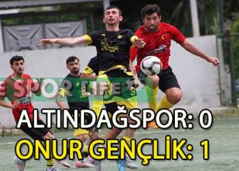 ONUR GENÇLİK 3 PUANI TEK GOLLE ALDI