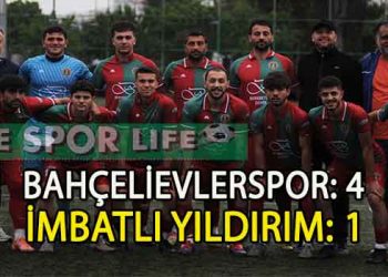 BAHÇELİEVLERSPOR’DAN NET GALİBİYET