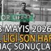 3 MAYIS 2026, BAL LİGİ SON HAFTA MAÇ SONUÇLARI