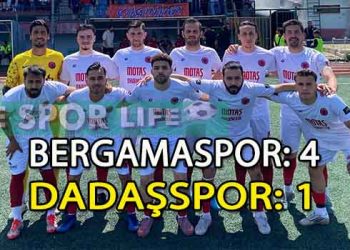 LİDER BERGAMASPOR, DADAŞSPOR’U ELİ BOŞ GÖNDERDİ