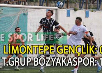 T.GRUP BOZYAKASPOR, 90’DA ATTIĞI GOLLE 3 PUANIN SAHİBİ OLDU