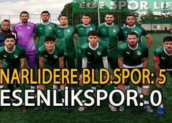 NARLIDERE BELEDİYESPOR, YARIŞI BIRAKMIYOR