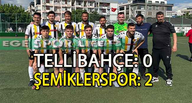ŞEMİKLERSPOR, GÜÇLÜ RAKİBİ TELLİBAHÇE’Yİ YENMEYİ BAŞARDI