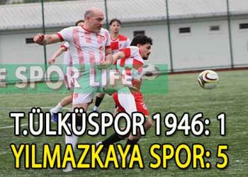 YILMAZKAYA, T.ÜLKÜSPOR 1946 ENGELİNİ KAYIPSIZ AŞTI