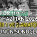 7 HAZİRAN 2026, İZMİR 1 VE 2.AMATÖR’DE GÜNÜN SONUÇLARI