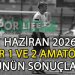 21 HAZİRAN 2026, İZMİR 1 VE 2 AMATÖR’DE GÜNÜN SONUÇLARI