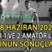 28 HAZİRAN 2026, İZMİR 1 VE 2.AMATÖR LİGDE GÜNÜN SONUÇLARI