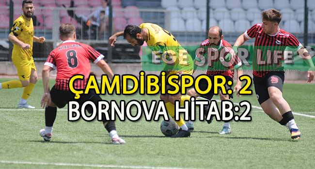 BORNOVA HİTABSPOR, SÜPER AMATÖR LİG YOLUNDA AVANTAJ KAYBETTİ