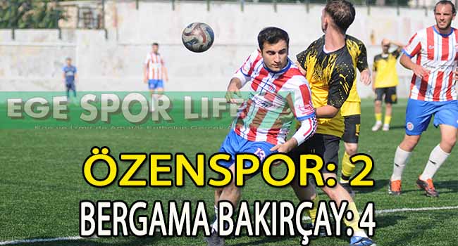 BERGAMA BAKIRÇAY, ŞAMPİYONLUK YARIŞINI BIRAKMADI