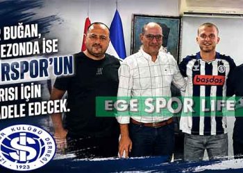 İZMİRSPOR, KANADI ALPER BUĞAN İLE GÜÇLENDİRDİ