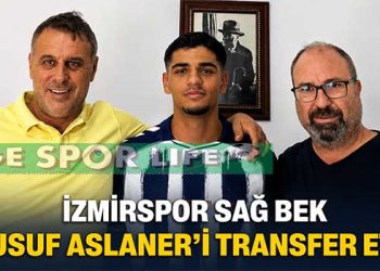 İZMİRSPOR, GENÇ YETENEK YUSUF ASLANER’İ KADROSUNA DAHİL ETTİ