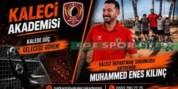 İZMİR’İN YAKINDAN TANIĞI MUHAMMED ENES KILINÇ, ANTALYA’DA GELECEĞİN KALECİLERİNİ YETİŞTİRİYOR